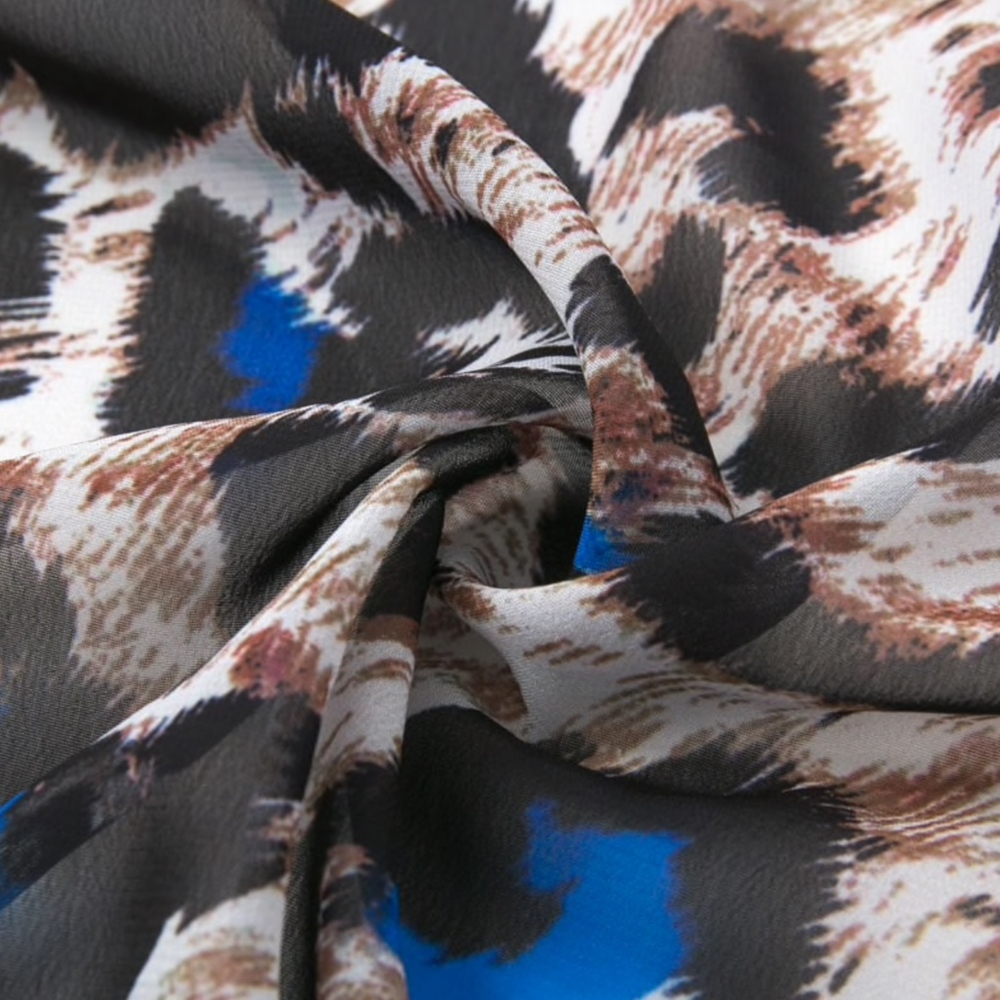 Cheetah Swimwear Coverup Kimono with Tassels - Picture 7 of 10